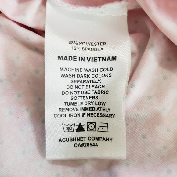 Footjoy Santa Rosa Golf & Beach Club Polo Shirt Butterfly Performance Stretch M - Picture 9 of 9